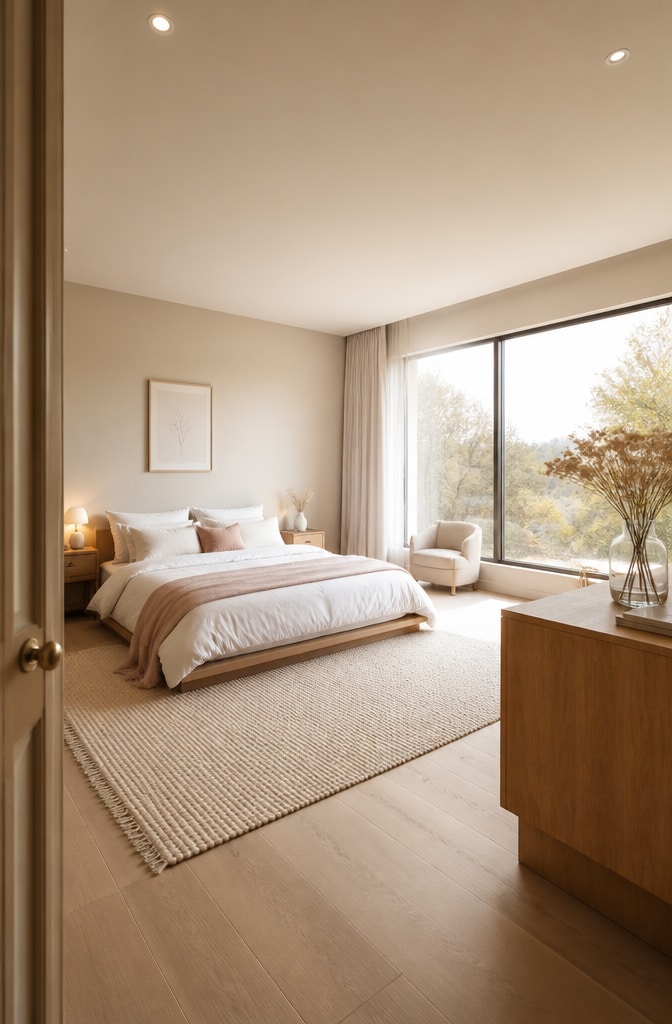 Minimalist Neutral Soft Girl Bedroom
