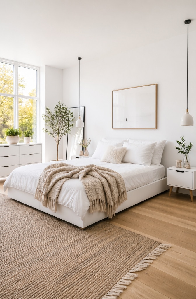 12 Inspiring Ideas to Achieve the Perfect White Bedroom Aesthetic