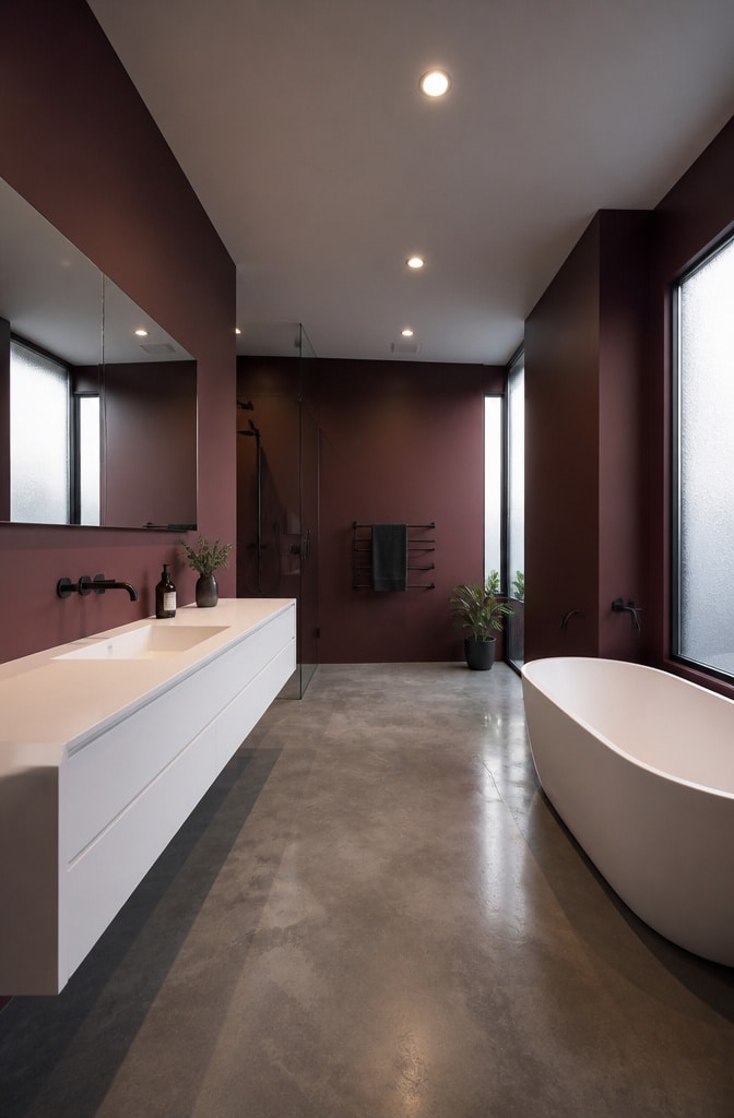 14 Stunning Burgundy Bathroom Ideas to Transform Your Space into a Luxurious Retreat