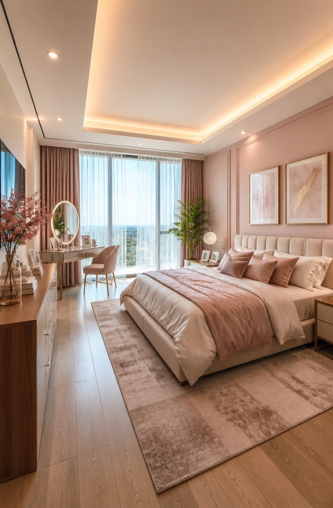Modern Chic Soft Girl Bedroom