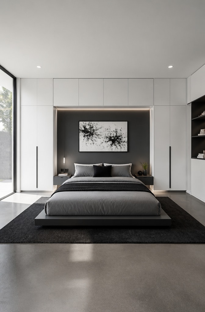 Modern Minimalist Boys Bedroom