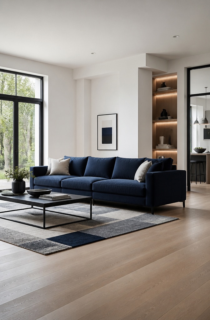 11 Stunning Dark Blue Sofa Living Room Ideas to Elevate Your Space