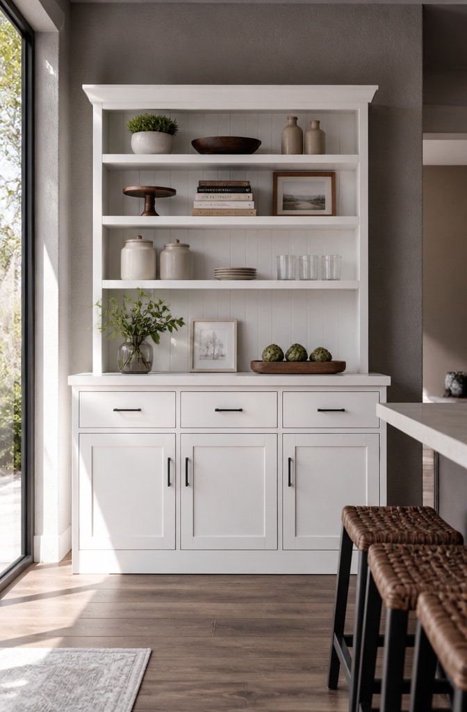 Modern Minimalist Farmhouse Hutch