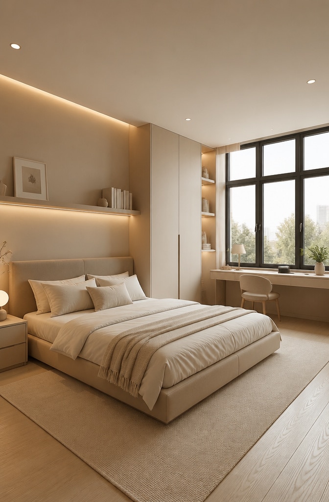 Modern Minimalist Vanilla Retreat