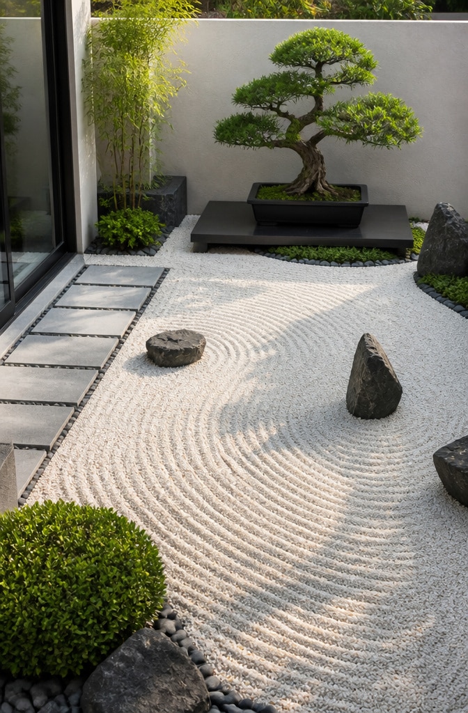Modern Minimalist Zen Garden
