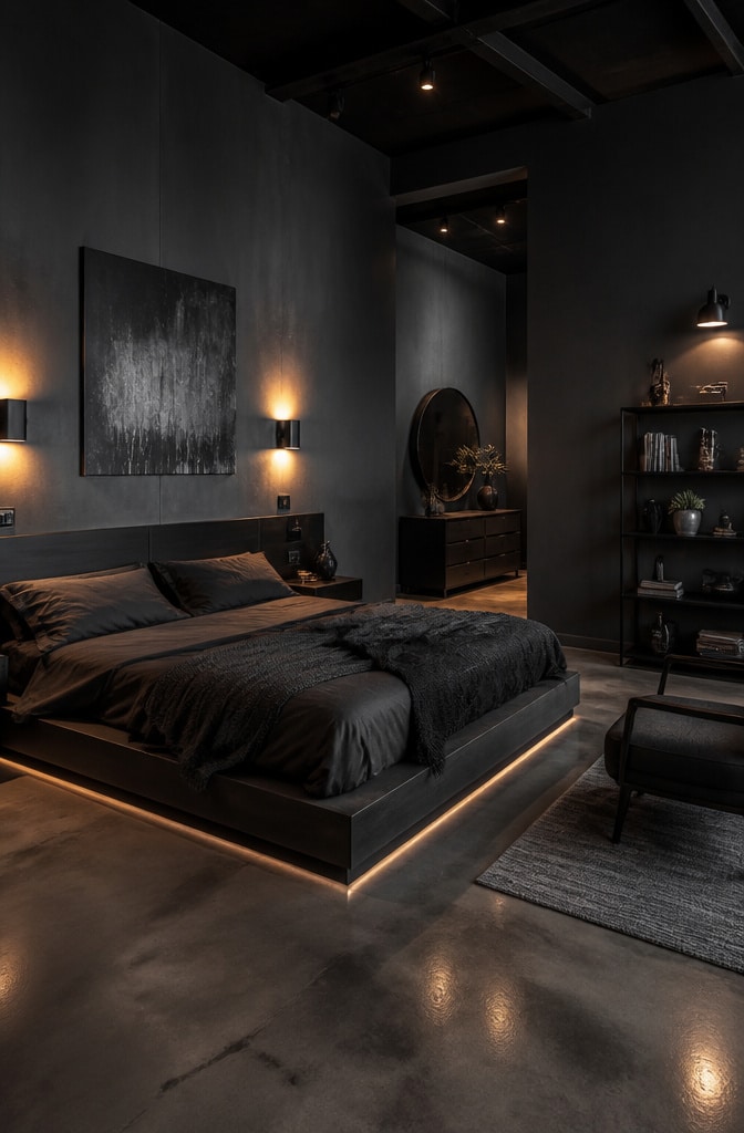 Moody Charcoal Gray Retreat