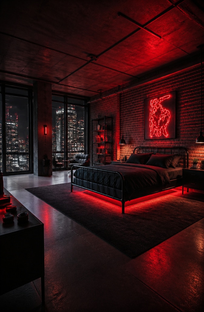 14 Stunning Red Lights Bedroom Ideas to Elevate Your Space and Mood