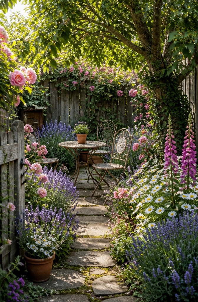 Rustic Cottage Garden Retreat