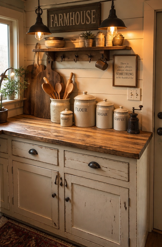 Rustic Farmhouse Charm Countertop