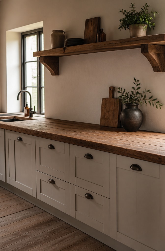 Rustic Minimal Kitchen Counter