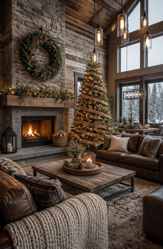 Rustic Modern Christmas Retreat