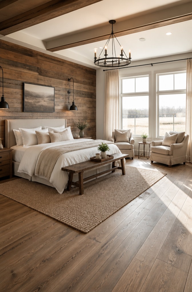 Rustic Modern Farmhouse Bedroom