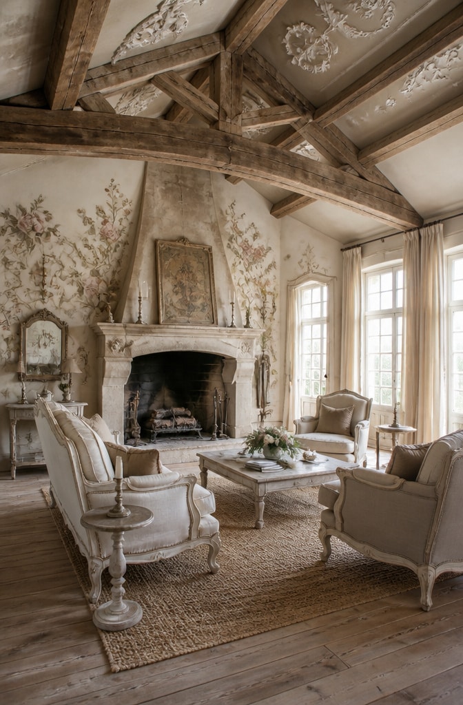 Rustic Rococo Countryside Salon