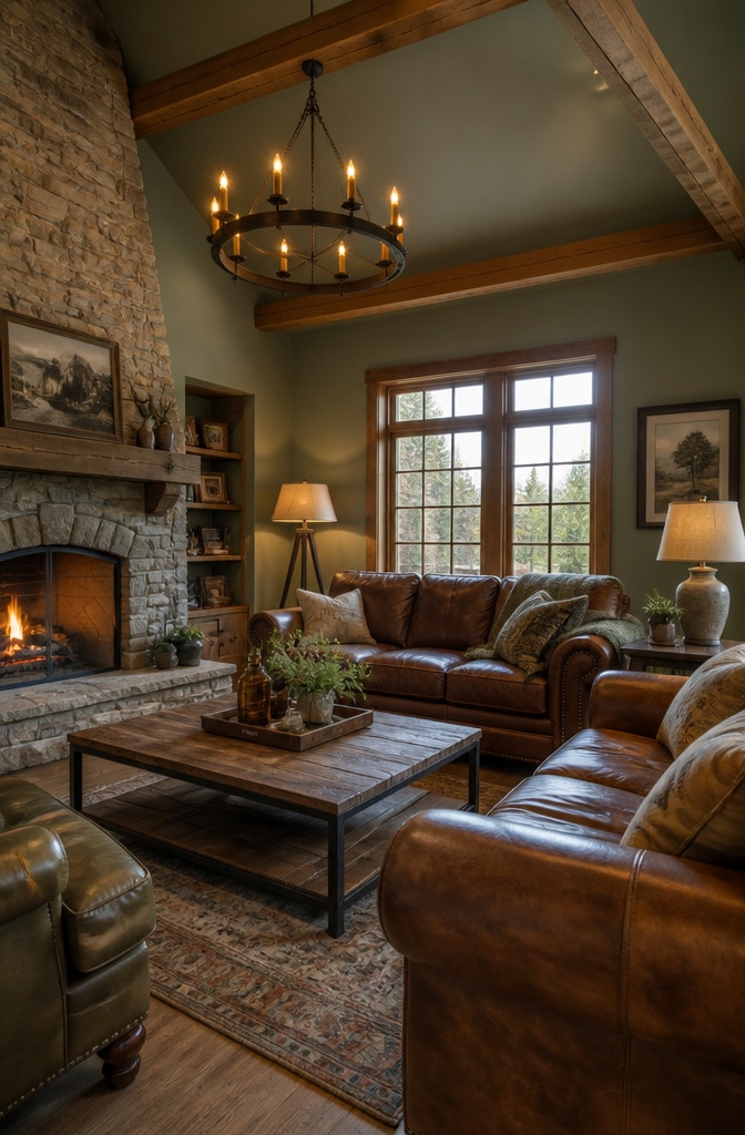 14 Inspiring Sage Green and Brown Living Room Ideas for a Cozy Retreat