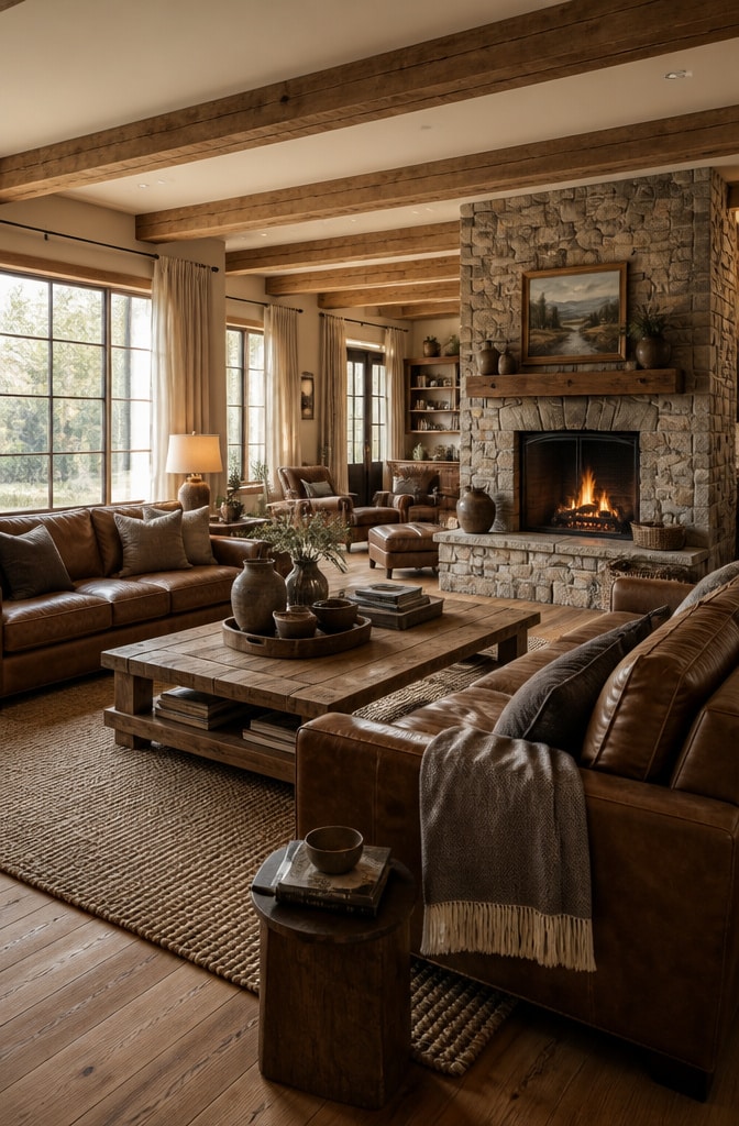 12 Warm Brown Living Room Ideas to Create a Cozy Sanctuary