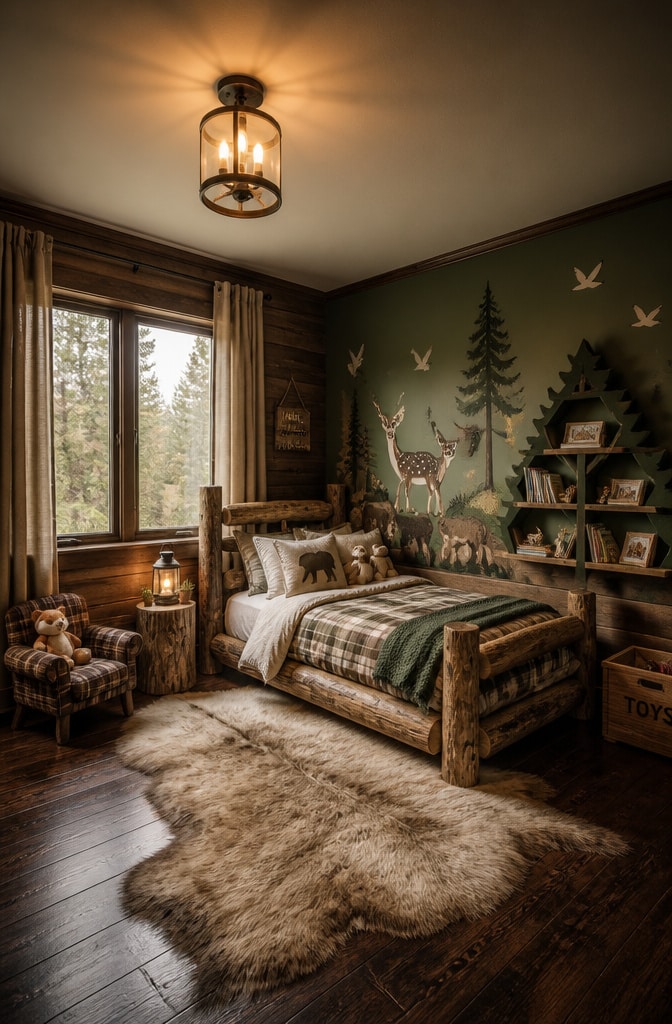 Rustic Woodland Adventure Bedroom