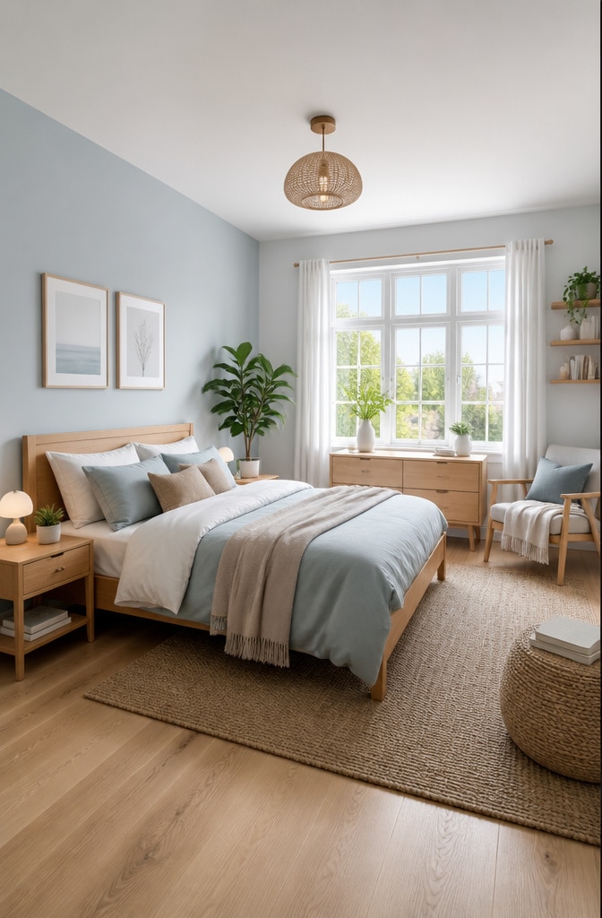 Scandinavian Blue and Brown Haven