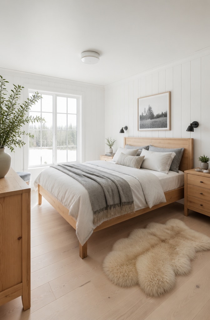Scandinavian Farmhouse Bedroom
