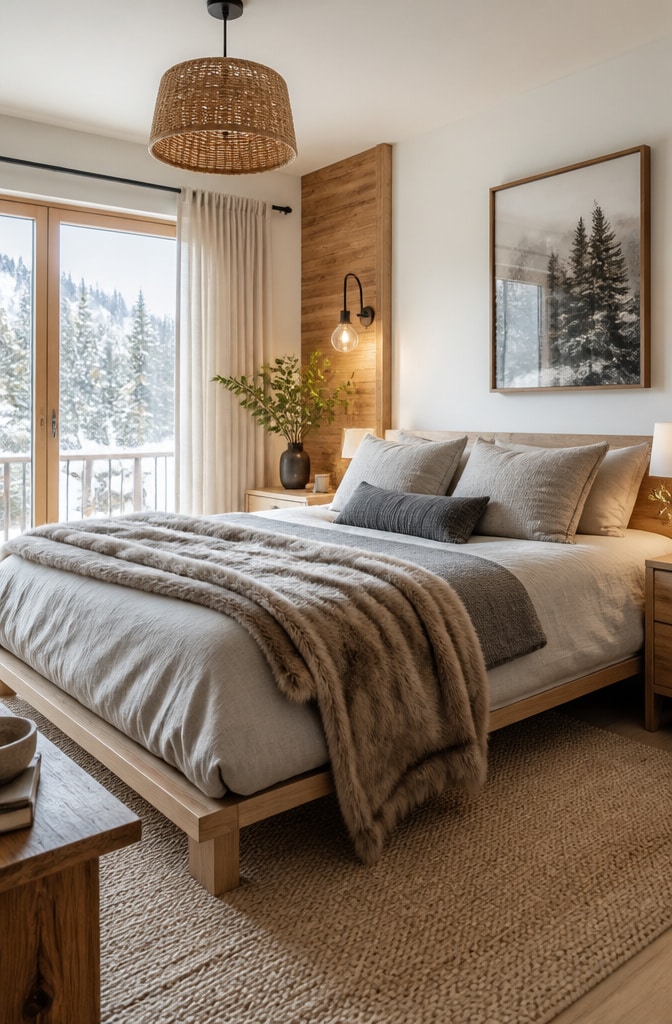 Scandinavian Luxe Hygge Bedroom