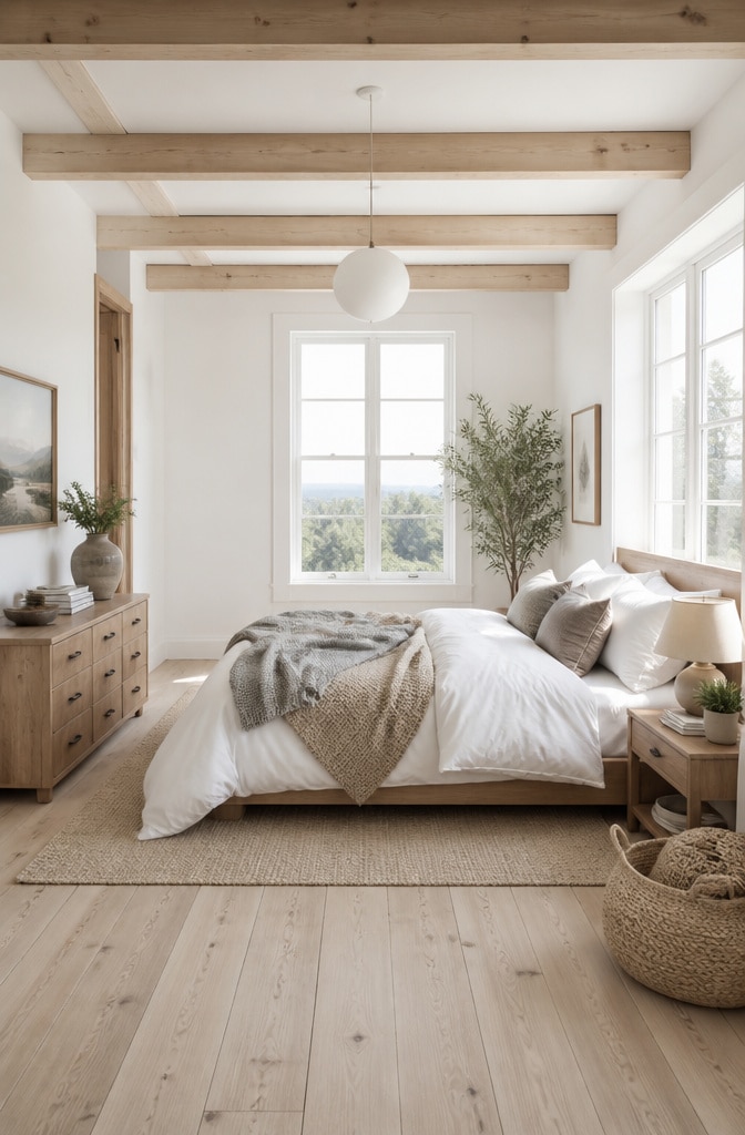 Scandinavian Modern Farmhouse Bedroom