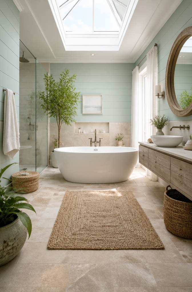 13 Spa Inspired Coastal Bathroom Ideas for a Tranquil Beach Retreat at Home
