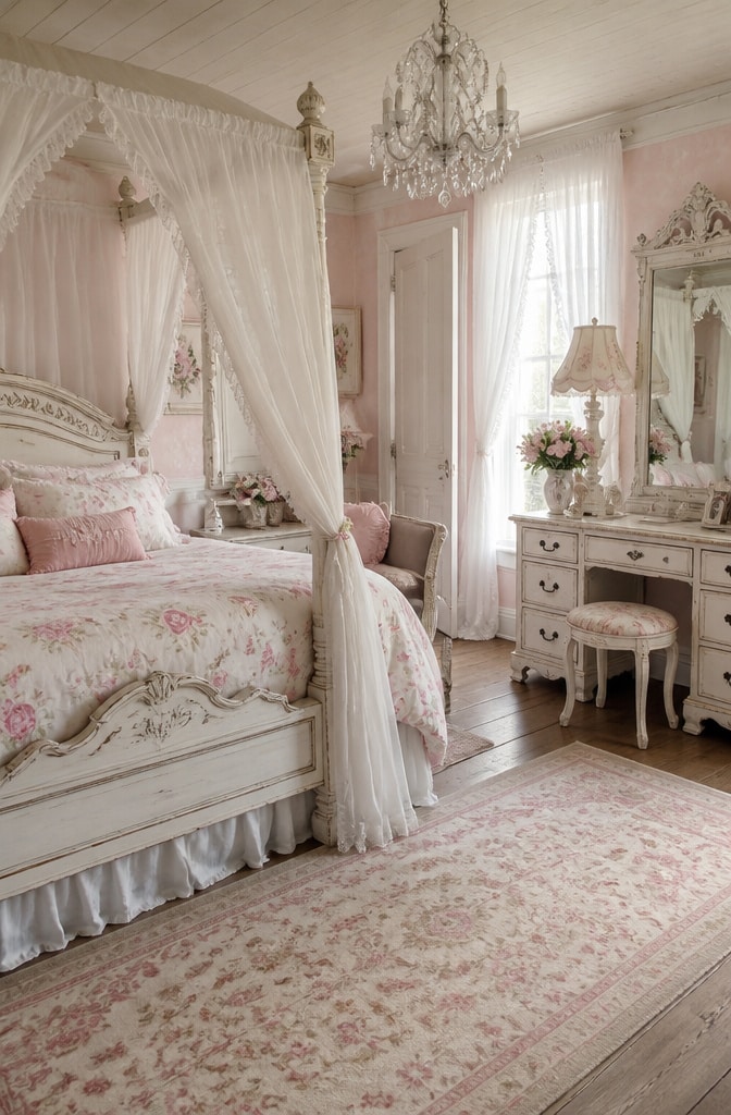 Shabby Chic Farmhouse Bedroom