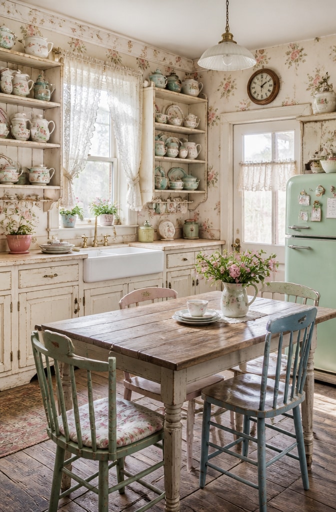 Shabby Chic Vintage Kitchen