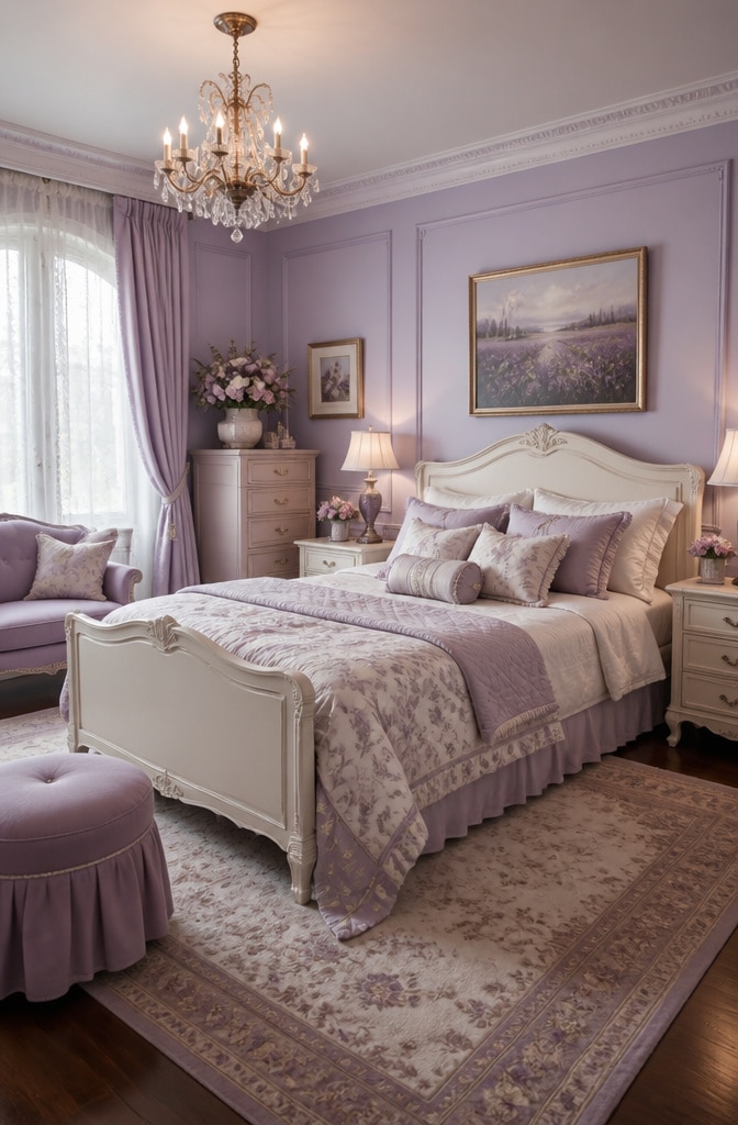 Soft Lavender Romantic Retreat