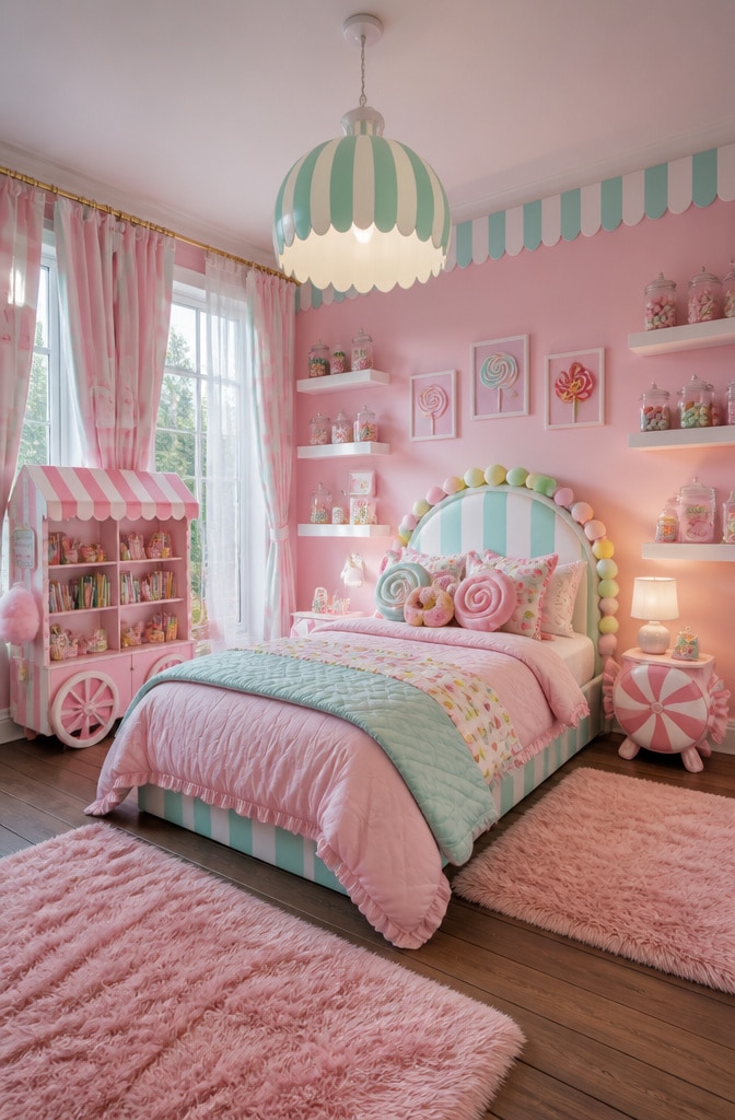 Sweet Pastel Candy Shop Bedroom