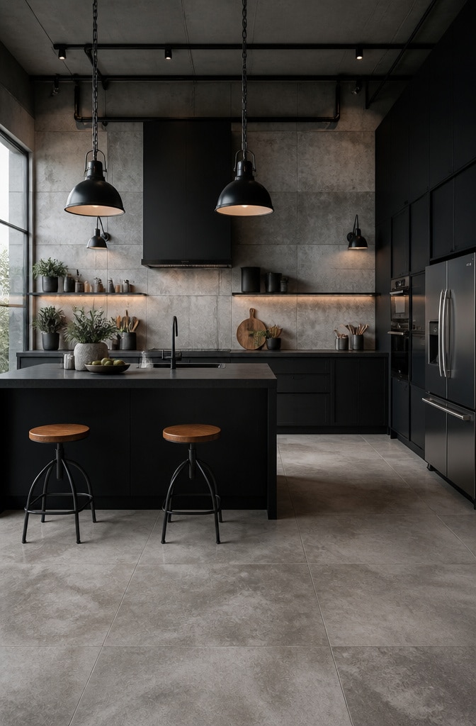 Textured Concrete Effect Tiles