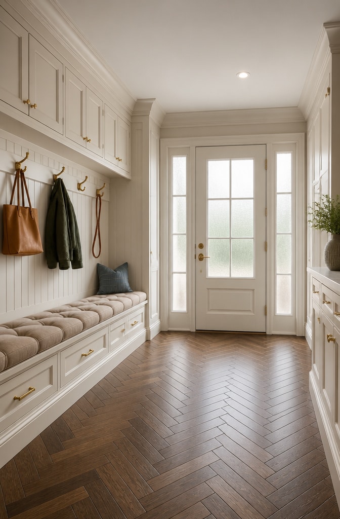 Traditional Classic Garage Mudroom