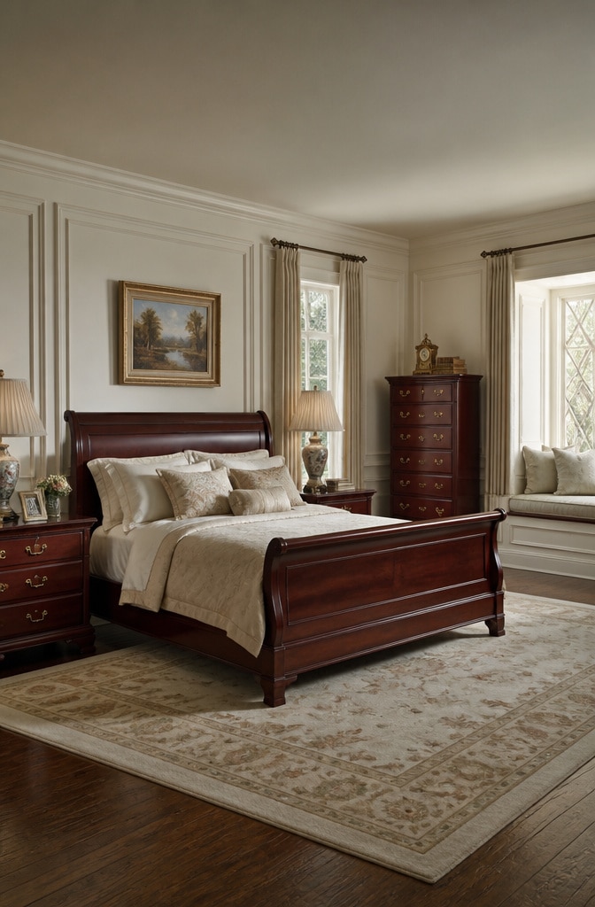 Traditional Colonial Bedroom Furniture Set