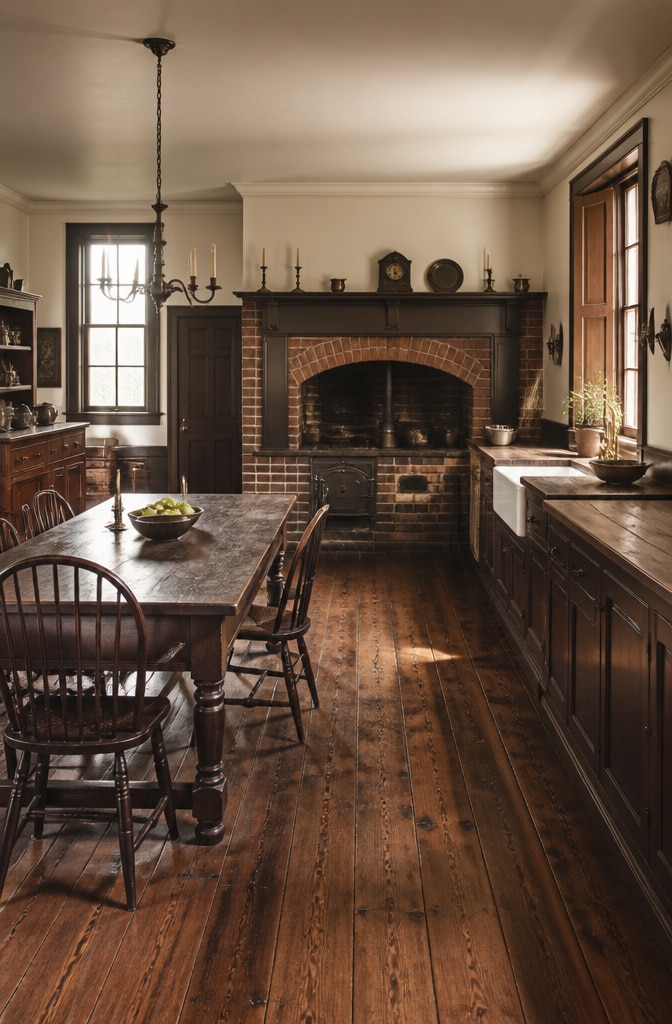 Traditional Colonial Vintage Kitchen
