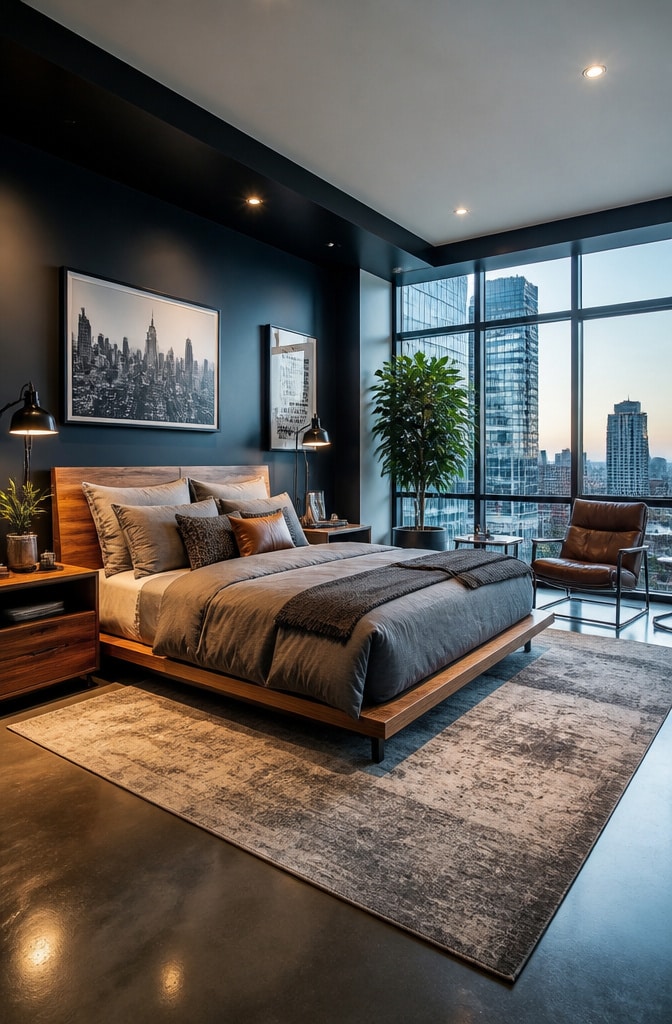 Urban Contemporary Bedroom