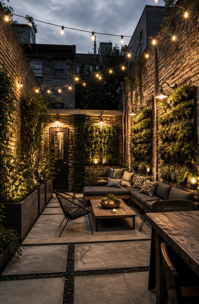 Urban Industrial Garden Hideaway