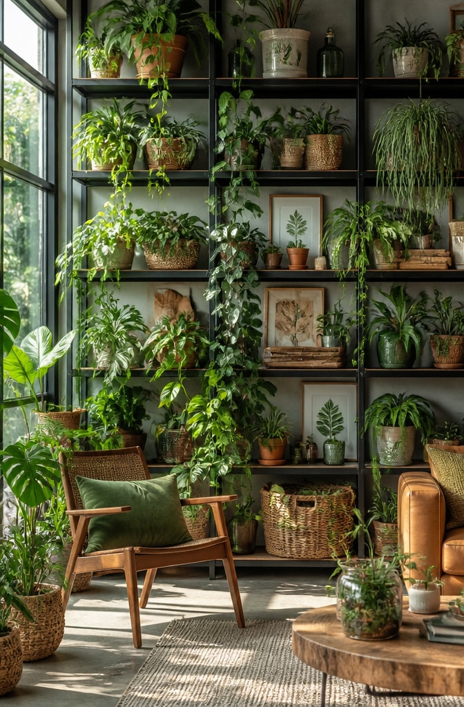 Urban Jungle Shelf Oasis