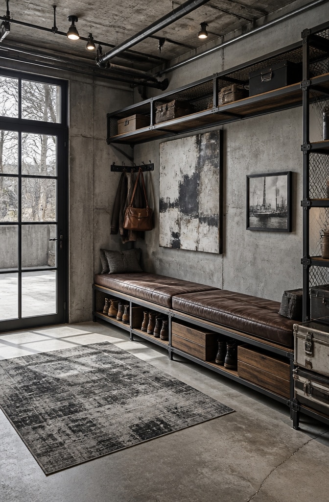 Urban Loft Garage Mudroom