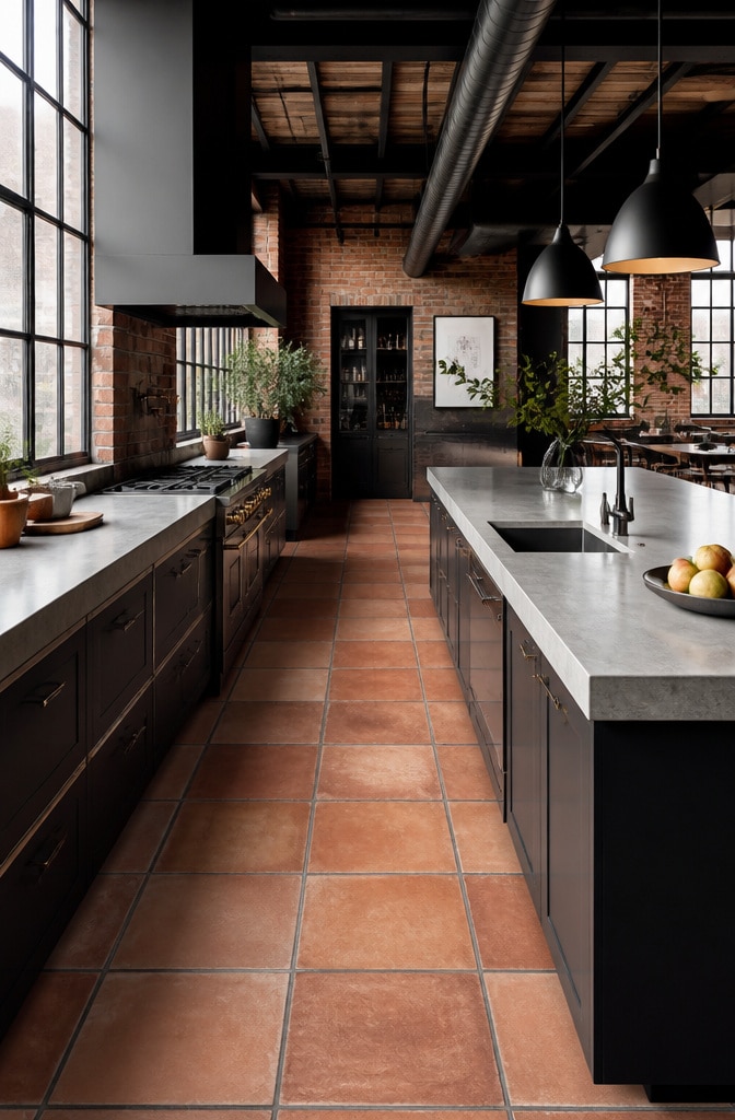 Urban Loft Terracotta Kitchen Flooring