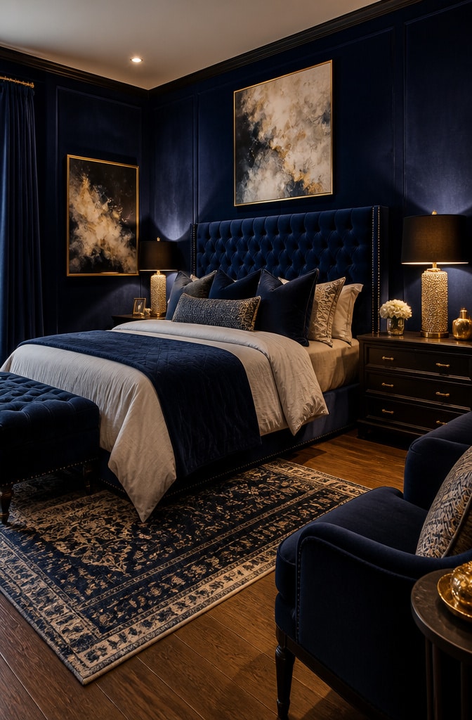 Velvet Navy Blue Sanctuary