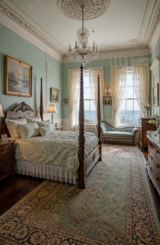 Victorian Coastal Vintage Bedroom