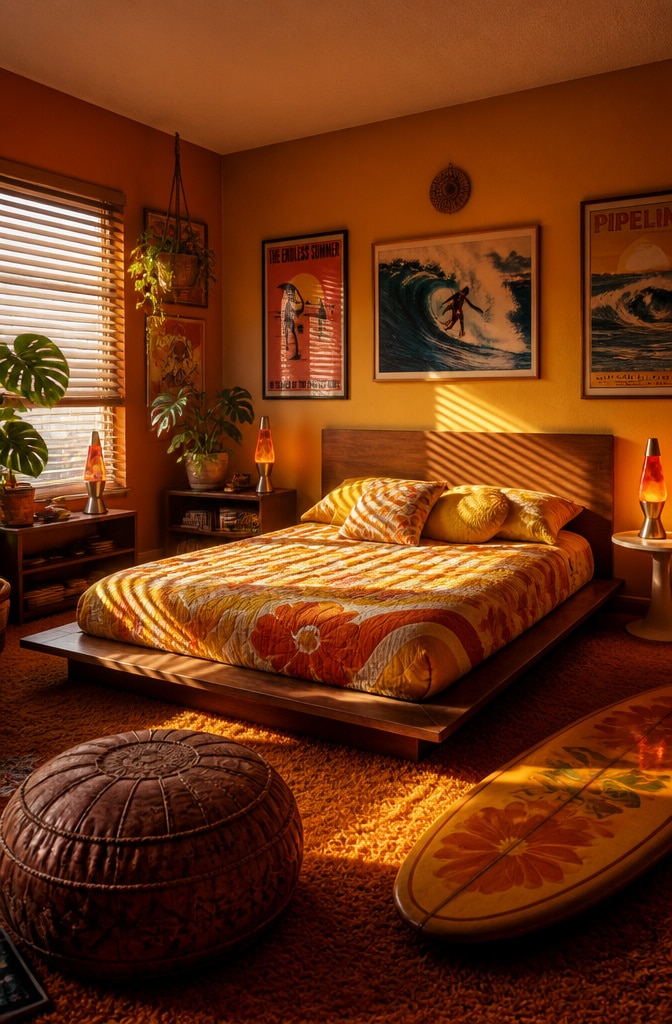 Vintage 70s Surfer Girl Bedroom