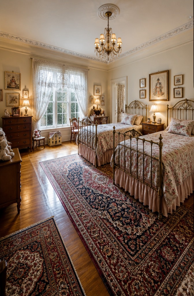 Vintage Classic Shared Bedroom