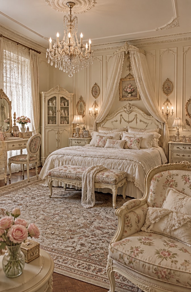 Vintage French Beige Boudoir