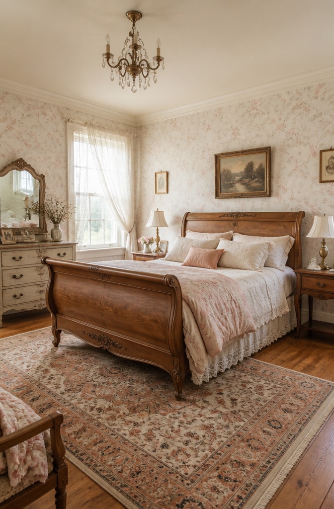 Vintage Modern Farmhouse Bedroom