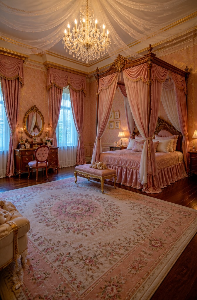 Vintage Princess Castle Bedroom