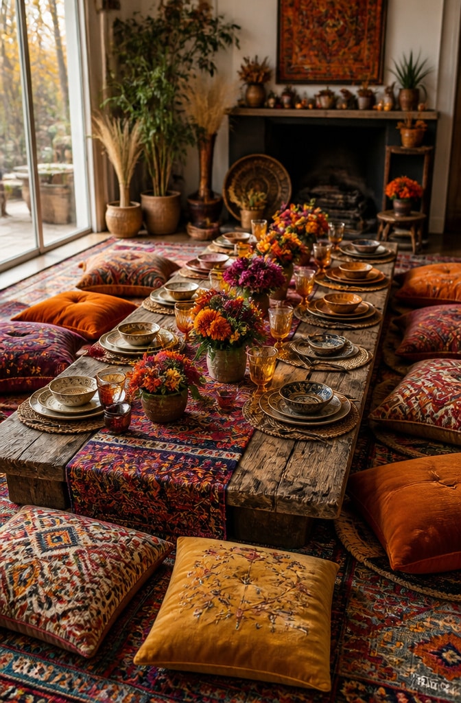 Bohemian Autumn Table Vibes