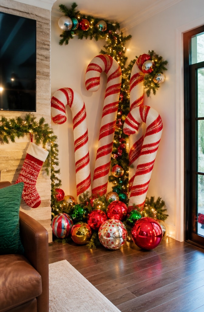 Bright and Bold Candy Cane Corner
