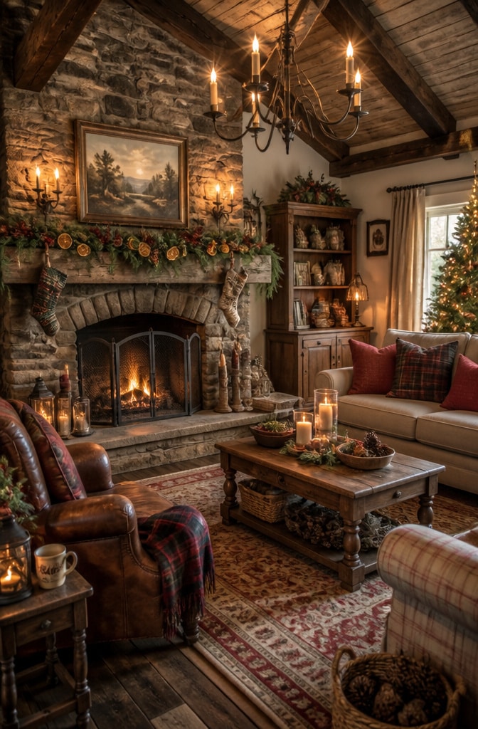 Classic Country Christmas with Citrus and Florals