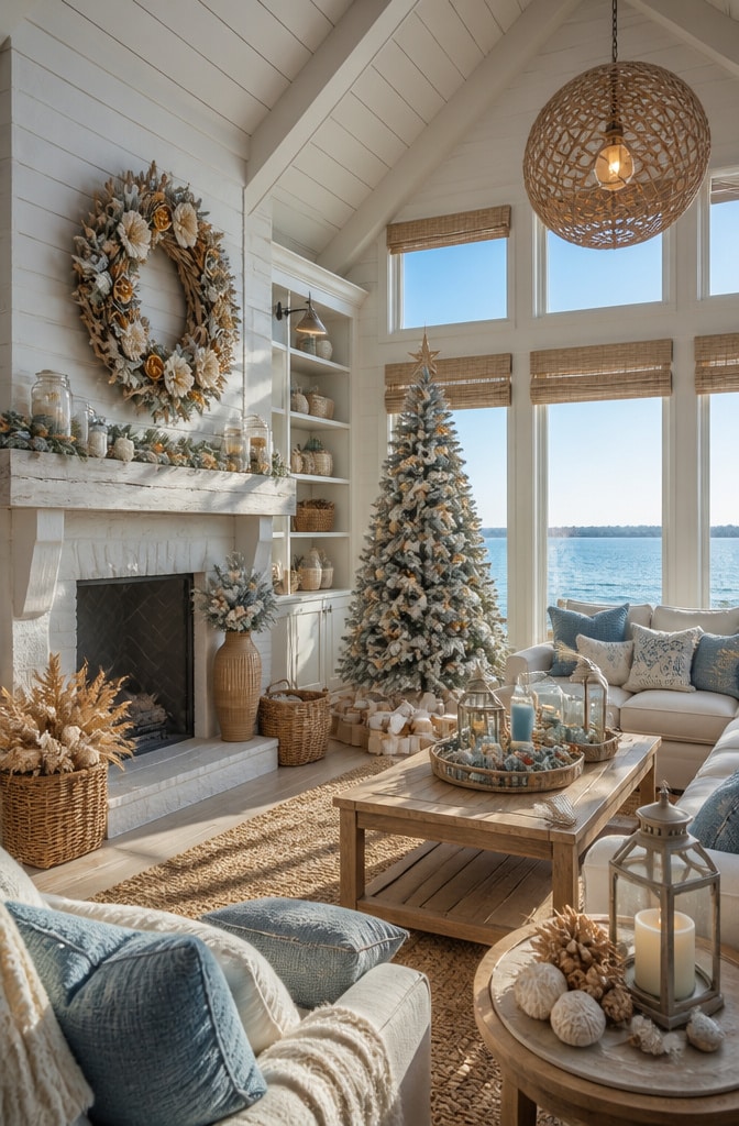 Coastal Cottage Christmas with Citrus and Florals