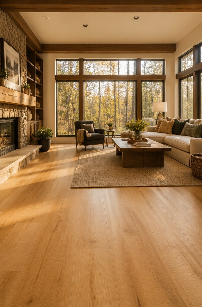 Honey Maple Ultra Wide Plank Flooring